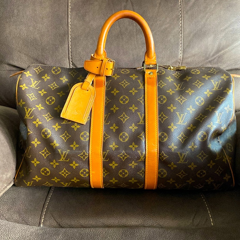 💯 Authentic LV Keepall 45